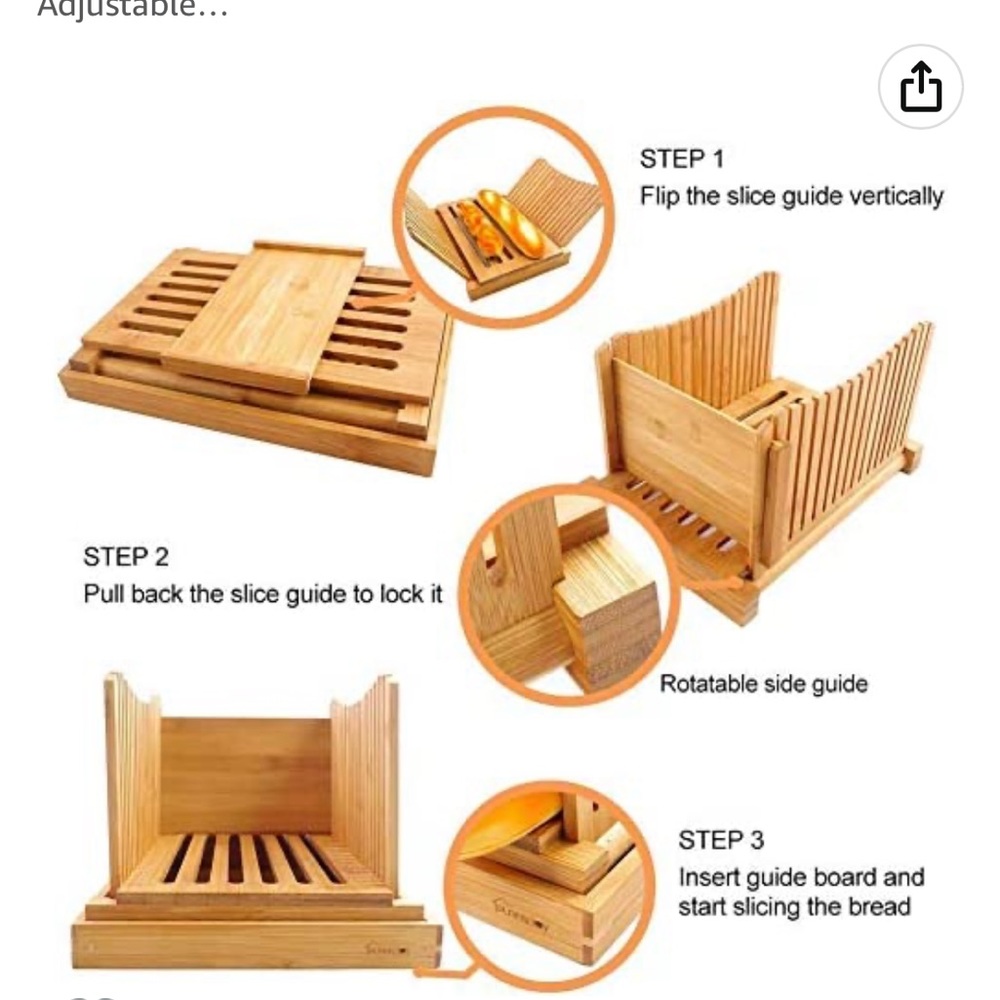 Bamboo Bread Slicing Guide - Picture 6 of 6